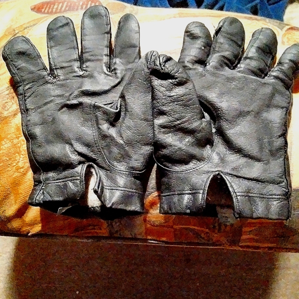 Made in Italy  winter & spring Men leather gloves vintage